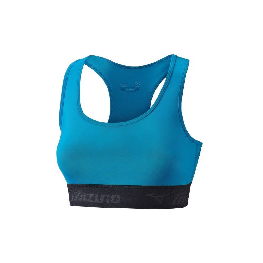 Reggiseno Sportivo Mizuno Alpha Donna - Blu/Nere - 82651-JDKF